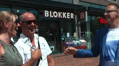 een goochelshow waarbij ik rondloop